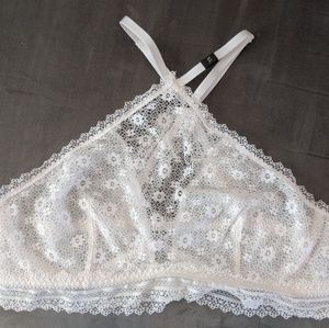 Wired lace bralette